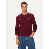 Pánsky bordový pulóver Tommy Jeans Pánsky bordový pulóver Tommy Jeans