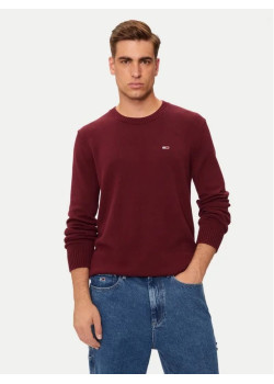 Pánsky bordový pulóver Tommy Jeans
