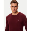 Pánsky bordový pulóver Tommy Jeans Pánsky bordový pulóver Tommy Jeans