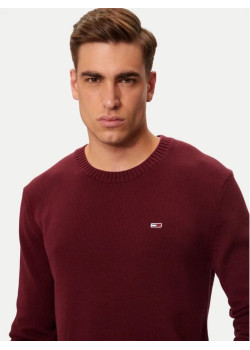 Pánsky bordový pulóver Tommy Jeans