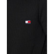Pánsky rebrovaný čierny rolák Tommy Jeans Pánsky rebrovaný čierny rolák Tommy Jeans