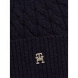 Tommy Hilfiger dámska pletená čiapka tmavomodrá