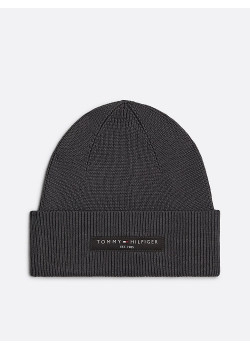 Tommy Hilfiger pánska zimná čiapka tmavosivá
