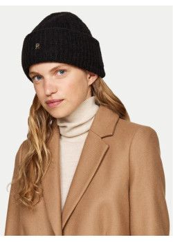 Dámska čiapka Tommy Hilfiger v čiernom prevedeni