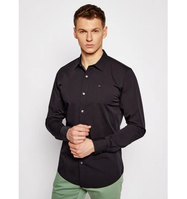 Pánska košeľa Tommy Jeans čierna