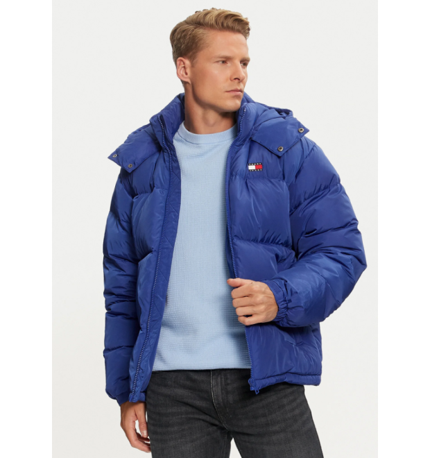 Tommy Jeans pánska zimná bunda modrá Tommy Jeans pánska zimná bunda modrá