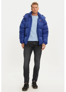 Tommy Jeans pánska zimná bunda modrá