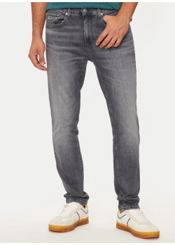 Pánske rifle Tommy  Jeans sivé