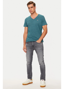 Pánske rifle Tommy  Jeans sivé