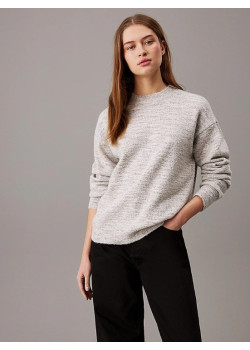 Calvin Klein dámsky ležérny pulóver sivý