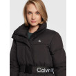 Dámska zimná čierna bunda Calvin Klein s opaskom Dámska zimná čierna bunda Calvin Klein s opaskom