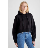 Čierna dámska voľná mikina Calvin Klein Jeans Čierna dámska voľná mikina Calvin Klein Jeans
