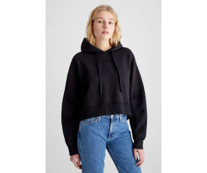 Čierna dámska voľná mikina Calvin Klein Jeans