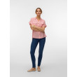 Vero Moda BUMPY košeľa pruhovaná červená Vero Moda BUMPY košeľa pruhovaná červená