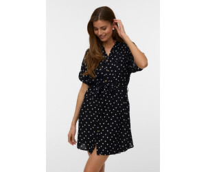 Vero Moda BUMPY bodkované šaty čierne