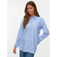 Vero Moda ELINA dlhá košeľa modrá