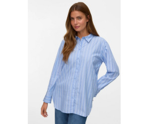 Vero Moda ELINA dlhá košeľa modrá