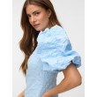 Vero Moda FIA so žakárovým vzorom modré Vero Moda FIA so žakárovým vzorom modré