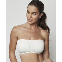 Selmark bandeau podprsenka s kvetinovou potlačou biela Selmark bandeau podprsenka s kvetinovou potlačou biela
