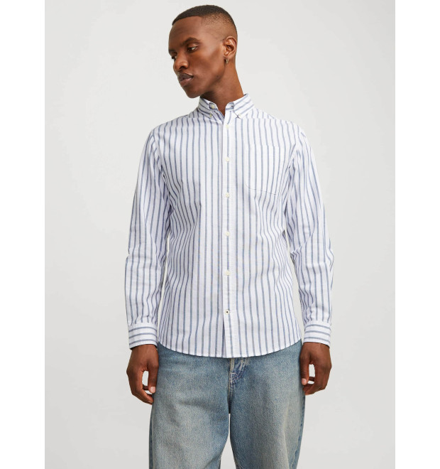 JACK & JONES pánska ležérna Slim Fit košeľa pásikavá JACK & JONES pánska ležérna Slim Fit košeľa pásikavá