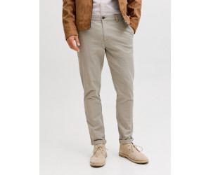 JACK & JONES pánske nohavice slim fit Chino Dobby béžové