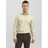 JACK & JONES pánska košeľa Slim Fit béžová JACK & JONES pánska košeľa Slim Fit béžová