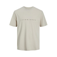 JACK & JONES voľné sivé tričko JACK & JONES voľné sivé tričko