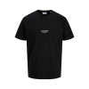 JACK & JONES pánske tričko voľné čierne s potlačou JACK & JONES pánske tričko voľné čierne s potlačou