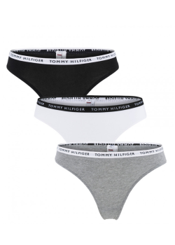 Tommy Hilfiger dámske tangá 3Pack svetlé mix 