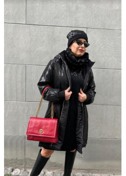 Liu Jo dámska prechodná trendy bunda čierna