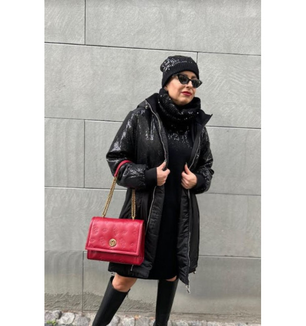 Liu Jo dámska prechodná trendy bunda čierna Liu Jo dámska prechodná trendy bunda čierna
