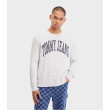 Tommy Hilfiger pánsky pletený sveter s logom sivý Tommy Hilfiger pánsky pletený sveter s logom sivý