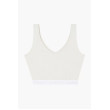 Béžový Crop Top Calvin Klein