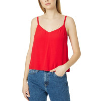 Tommy Jeans dámsky Cami top essential červený Tommy Jeans dámsky Cami top essential červený