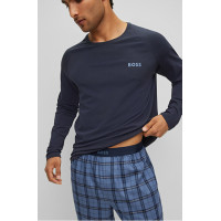 Hugo Boss pánske bavlnené pyžamo dlhé modré Hugo Boss pánske bavlnené pyžamo dlhé modré