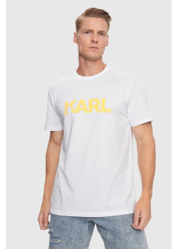 Pánske tričko Karl Lagerfeld v bielej farbe