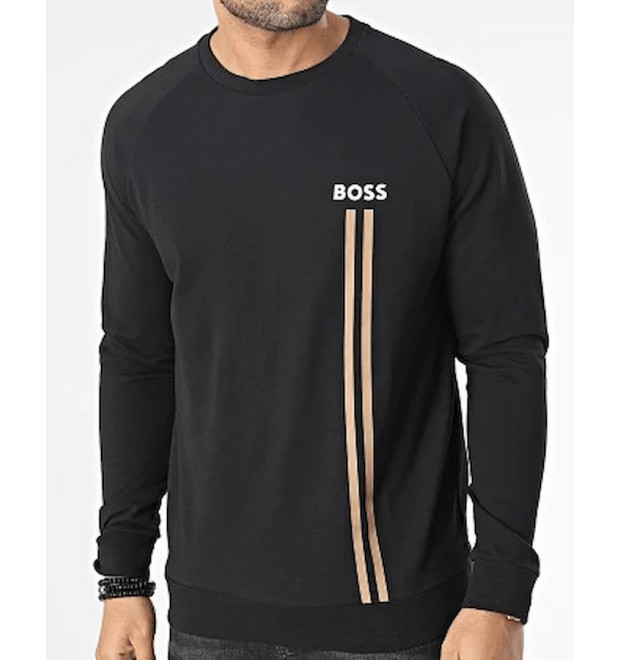 Hugo Boss pánska mikina čierna Hugo Boss pánska mikina čierna
