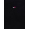 Tommy Jeans dámsky pulóver s malým logom čierny Tommy Jeans dámsky pulóver s malým logom čierny