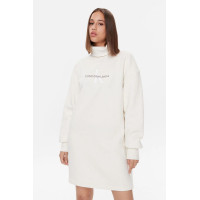 Calvin Klein dámske mikinové šaty béžové