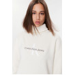 Calvin Klein dámske mikinové šaty béžové