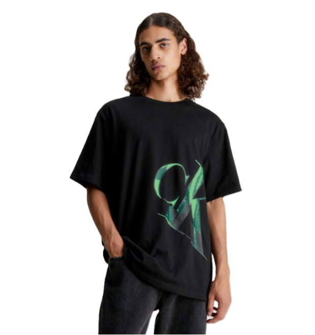Calvin Klein pánske tričko s maxi logom čierne Calvin Klein pánske tričko s maxi logom čierne