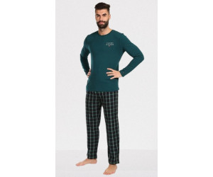 Tommy Hilfiger pánske pyžamo s károvanými nohavicami zelené
