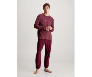Calvin Klein pánske dlhé pyžamo červené