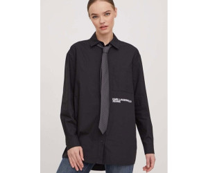 Čierna dámska košeľa oversize Karl Lagerfeld