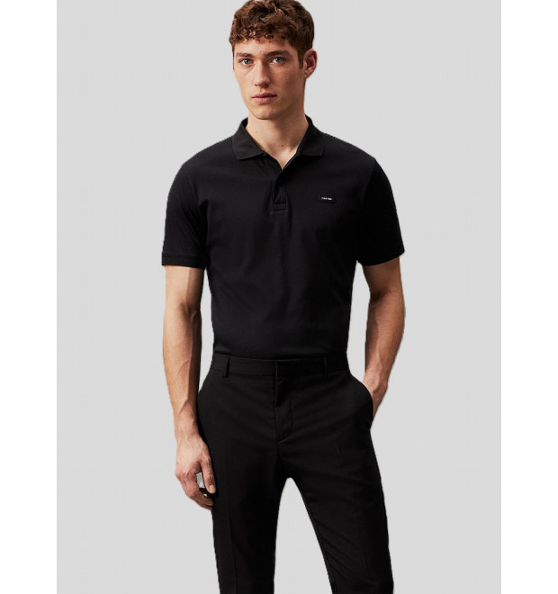 Pánska čierna polokošeľa Calvin Klein Pánska čierna polokošeľa Calvin Klein