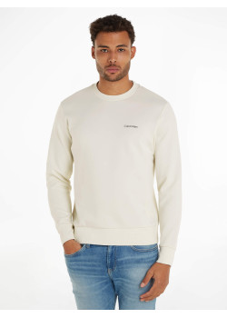 Calvin Klein pánske tričko Micro Logo béžové