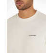 Calvin Klein pánske tričko Micro Logo béžové Calvin Klein pánske tričko Micro Logo béžové