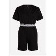 Karl Lagerfeld dámsky overal Logo Tape čierny Karl Lagerfeld dámsky overal Logo Tape čierny