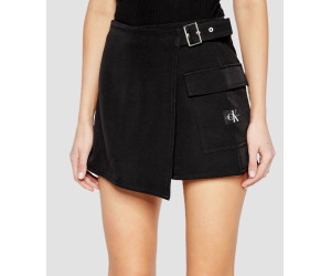 Calvin Klein sukňové kraťasy čierne