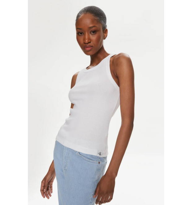 Calvin Klein Jeans Top Variegated biely